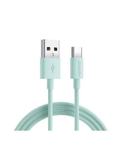 Joyroom Colourful Fast Charging Data Cable For Type-C 2 Meter Green
