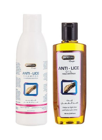 HEMANI Anti Lice Shampoo and Oil Combo Pack 150+100ml
