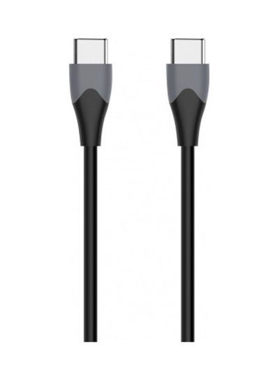 Energizer Two Tone Type-C to Type-C Charging Cable, 1.2, Black