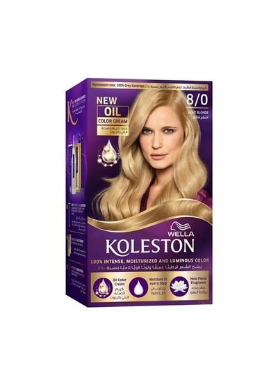 Wella Koleston Wella Koleston Permanent Hair Color Kit 8/0 Light Blonde