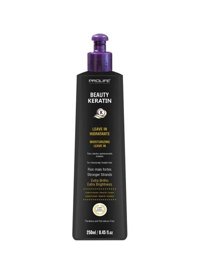 PROLIFE INTERNATIONAL Beauty Keratin Moisturizing Leave in Repair and give strengthening for Chemically Damaged Hair 250ml