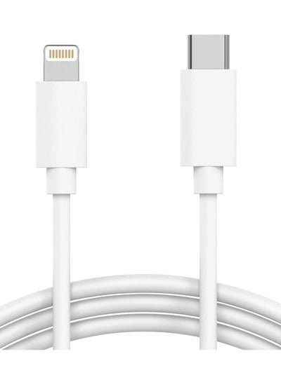 Generic USB C to Lightning Cable [MFi Certified] Compatible with iPhone 13 Pro Max/12/11 Pro/X/XS/XR/8 Plus/AirPods Pro, Supports Power Delivery, 1M, White