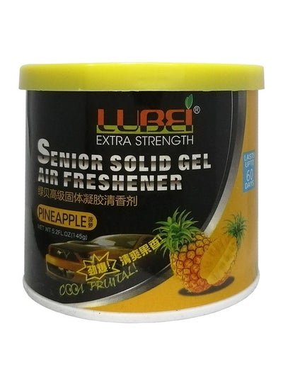 LUBEI Senior Solid Gel Air Freshener 150g, Scent : PineApple