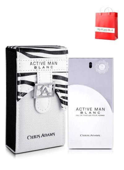 Chris Adams Active Man Blanc Eau De Parfum Pour Homme 100 ML