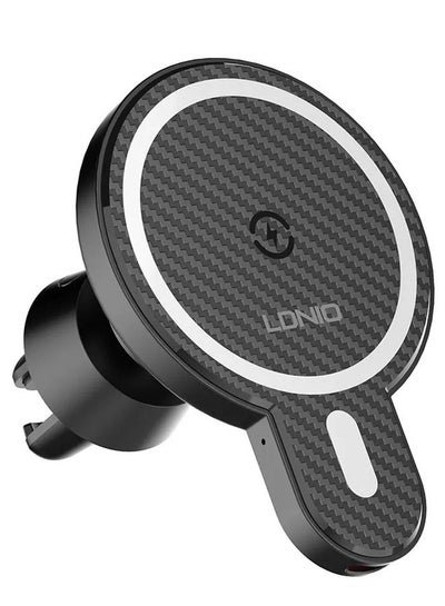 LDNIO MA20 15W Magnetic Wireless Charging Car Air Vent Mount Holder For Phone