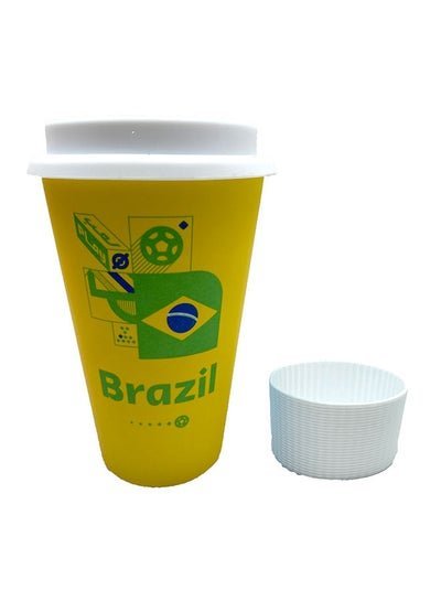 FIFA Football World Cup 2022 Mug With Silicone Sleeve And Cup Brazil