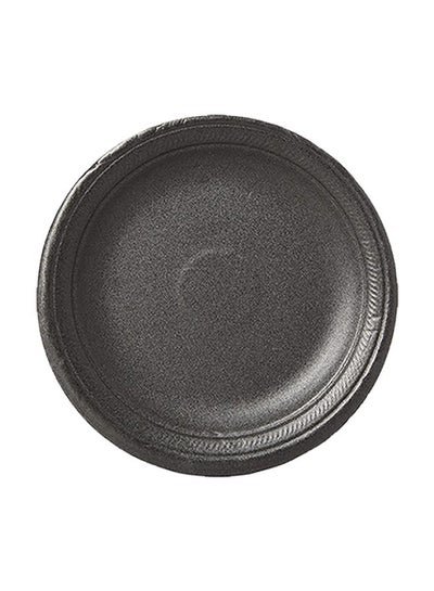 SNH PACKing Foam Plate Black 10 Inch Disposable, Tableware, Birthday Parties, Office, Home Events, Camping – 25 Pieces.