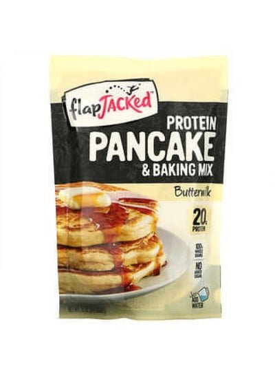 FlapJacked FlapJacked, Protein Pancake and Baking Mix, Buttermilk, 12 oz (340 g)
