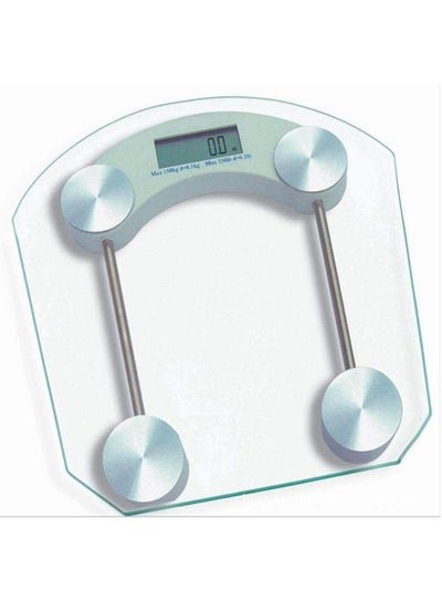 Generic Electronic Weight Scale LCD Display Toughened Glass 180kg Gym Bathroom Smart Body Weighing Digital Scale Diameter