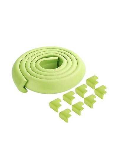 HomarKet Baby Table Edge Guards Strip 5 Meter with 8 Corner Protector Green