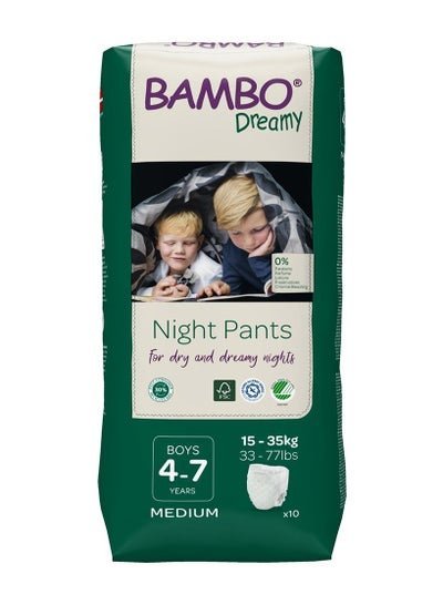 BAMBO DREAMY Bambo Dreamy Diaper Night  Pants Boys Medium Tall Pack  15 -35 Kg