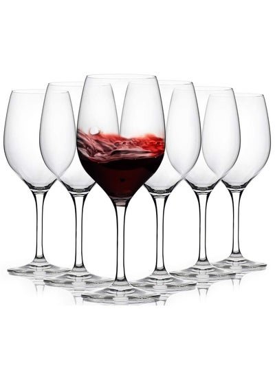 3Diamonds Wine Glass Set of 6 from 3Diamonds -Crystal Red Wine Glasses 11.75 oz (350ml) -All-purpose Wine Glasses Set for Celebrations -Anniversary -Wine Glass Gift Set