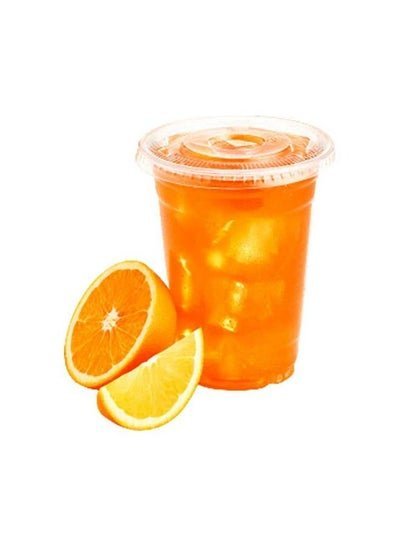 SNH PACKing Juice Cup With Lid 10 Ounce Clear Strong Disposable Ideal For Iced Coffee Smoothies Bubble Boba Tea Milkshakes Frozen Cocktails Water Sodas Juices Snacks Dessert and More 25 Pieces.