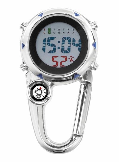 Excefore Carabiner Digital Watch, Clip on Quartz Watch, Waterproof and Shockproof Pocket Fob Watch