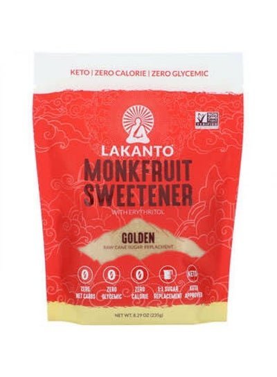 LAKANTO Lakanto, Monkfruit Sweetener with Erythritol, Golden, 8.29 oz (235 g)