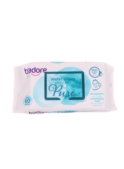 b’adore Pure Water Baby Wipes 60 sheets