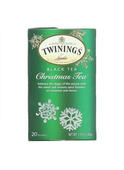 Twinings Twinings, Black Tea, Christmas Tea, 20 Tea Bags, 1.41 oz (40 g)