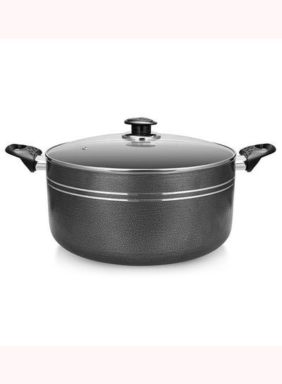 Royalford Royalford 26 CM Aluminium Casserole- RF11198| Non-Stick Aluminium Cookware| Dot Induction Base| Compatible with Hot Plate, Halogen, Gas and Induction Cooktops