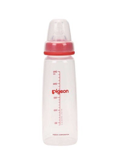 pigeon Flexible Nipple Feeding Bottle, BPA-free, Safe, and Durable, 4+ M, 8 oz (240 ml) – Assorted