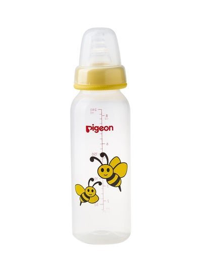 pigeon Peristaltic Nipple Decorated Bottle, 240 mL – Assorted