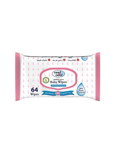cool & cool Baby Water Wipes, 64’s
