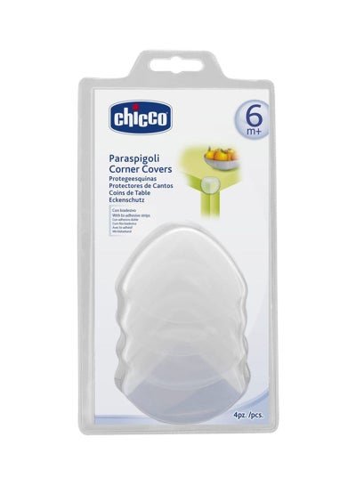 Chicco Corner Cover, Pack Of 4 – White
