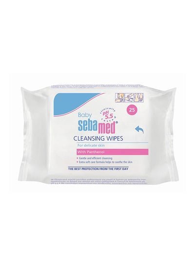 Sebamed Cleansing Wet Baby Wipes With Panthenol, 25 Count