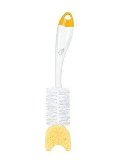 NUK 2-In-1 Soft Bottle Cleaning Brush With Sponge