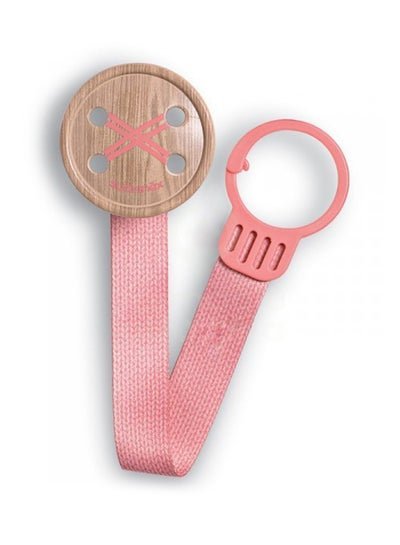 SUAVINEX Soother Clip With Ribbon Button