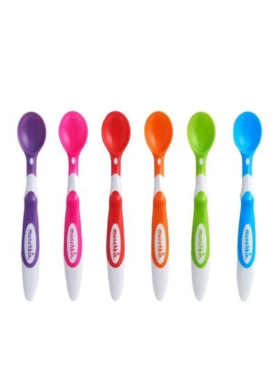 Munchkin Soft Tip Infant Spoon, Pack Of 6 – Assorted