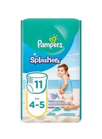 Pampers Splashers Swimming Pants, Size 4-5, 9-15 Kg, Carry Pack, 11 Count