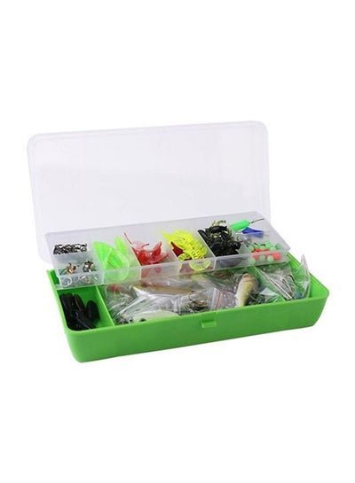 Beauenty 101-Piece Artificial Fishing Bait Set With Tackle Box 21x 11.5×4.2centimeter