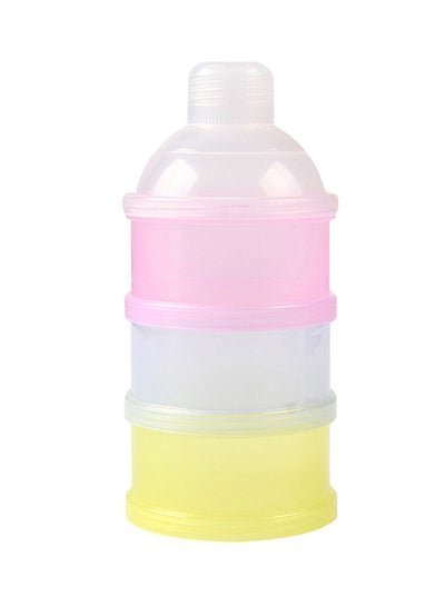 Generic 3-Layer Portable Leak Proof Baby Milk Powder Container With Bottle Neck Design