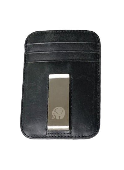 Generic RFID Blocking Leather Credit Card Wallet QB44-2 Black