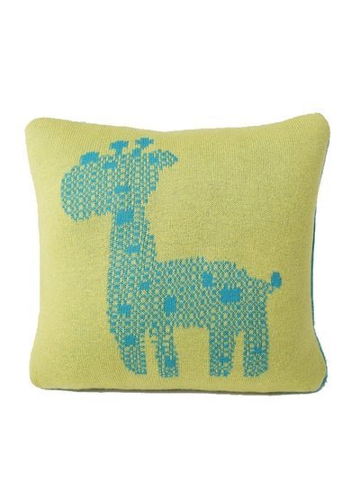 Pluchi Giraffe Printed Cushion Cotton Cover