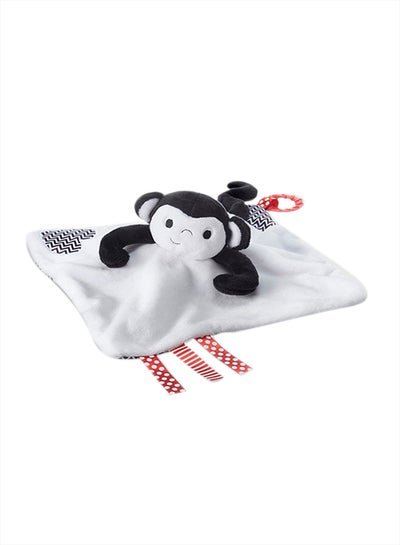 tommee tippee Soft Comforter – Marco Monkey, White/Black