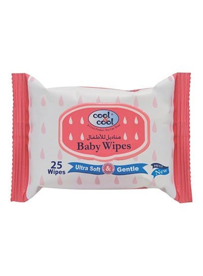 cool & cool Travel Wipes 25’s Pack of 12