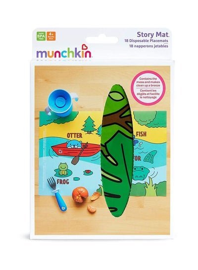 Munchkin Story Mat Disposable Placemat, Pack Of 18 – Multicolor