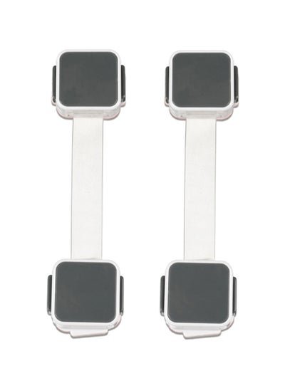 Munchkin Xtraguard Dual Locking Latch, Pack Of 2 – Grey/Black