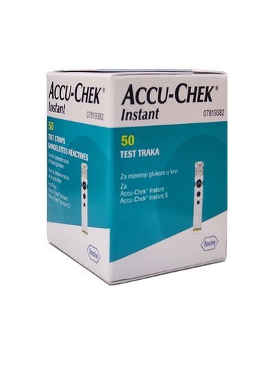 ACCU-CHEK 50-Piece Instant Test Strip Set