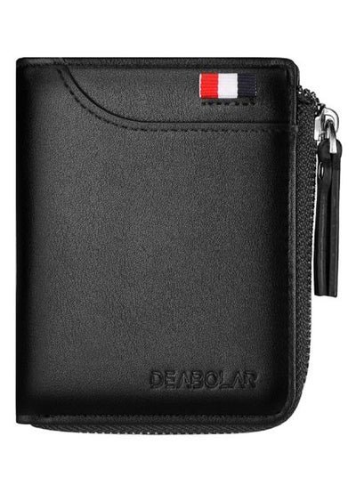 Deabolar Retro Style Fashionable Wallet Black