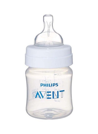 PHILIPS AVENT Anti-Colic Plastic Baby Feeding Bottle With Ultra Soft Nipple, 125ml – Clear