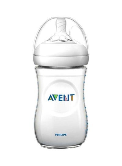 PHILIPS AVENT Natural Baby Feeding Bottle, 260 ml, Clear