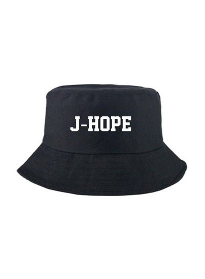 Generic J-Hope Printed Bucket Hat Black/White