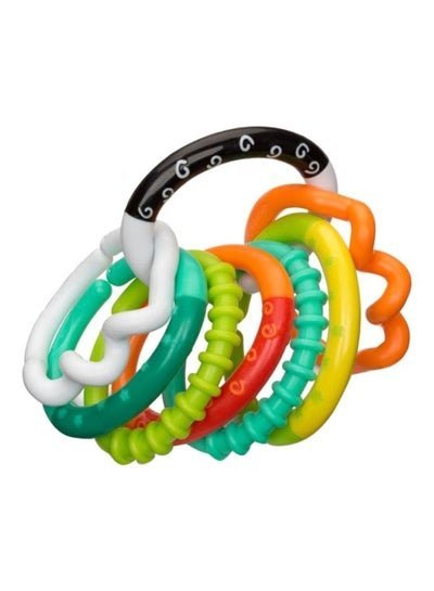 Infantino 8-Piece Ring Links Teethers Set, Assorted, Blue/Yellow/Red – IN206158 17.78×5.08×17.78 cm