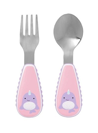 Skip Hop 2-Piece Zootensils Cutlery Set – Pink