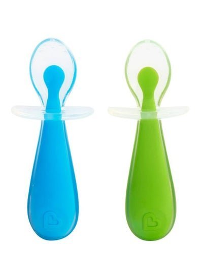Munchkin 2-Piece Gentle Scoop Silicone Training Spoons
