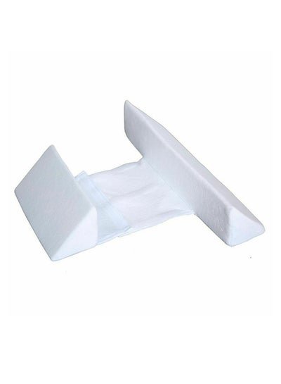 Bebi Triangle Positioning Baby Pillow Detachable For New Born Babies Used In Cribs And Beds White