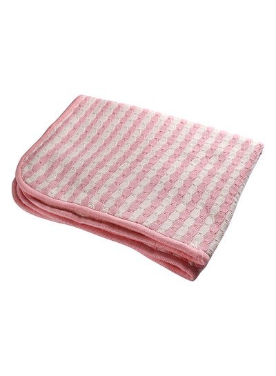 Moon Super Soft 100% Cotton Knitted & Fur Baby Blanket 70X102cm