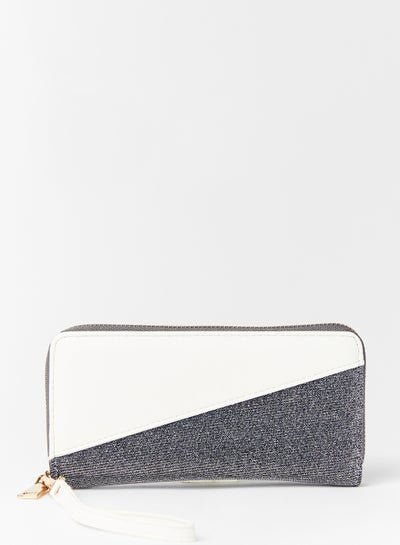 Jove Stylish Flap Wallet Grey/White